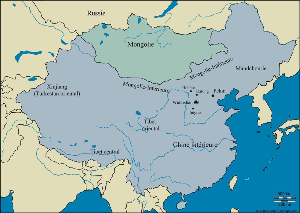地図の北京