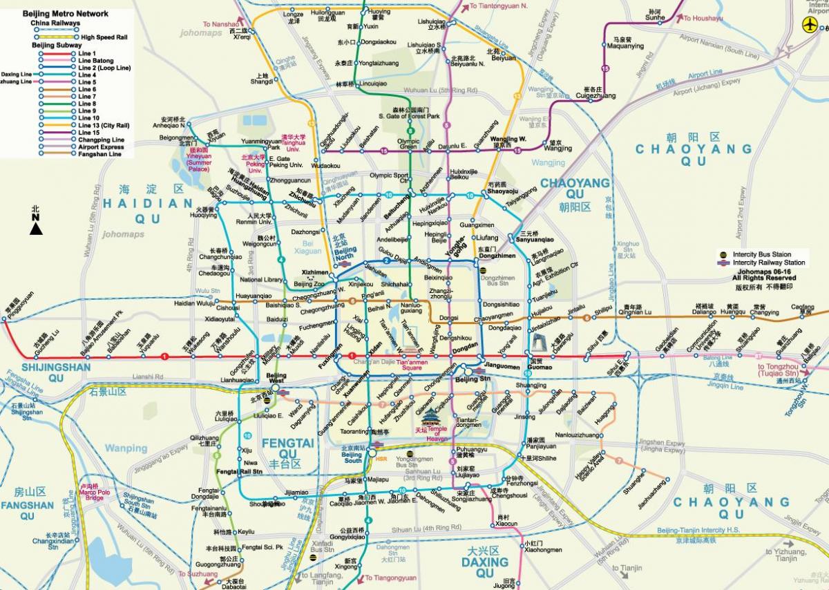 北京に本投資法人地図