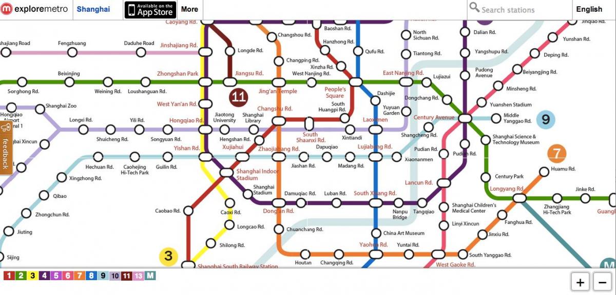 を探る北京地下鉄の地図