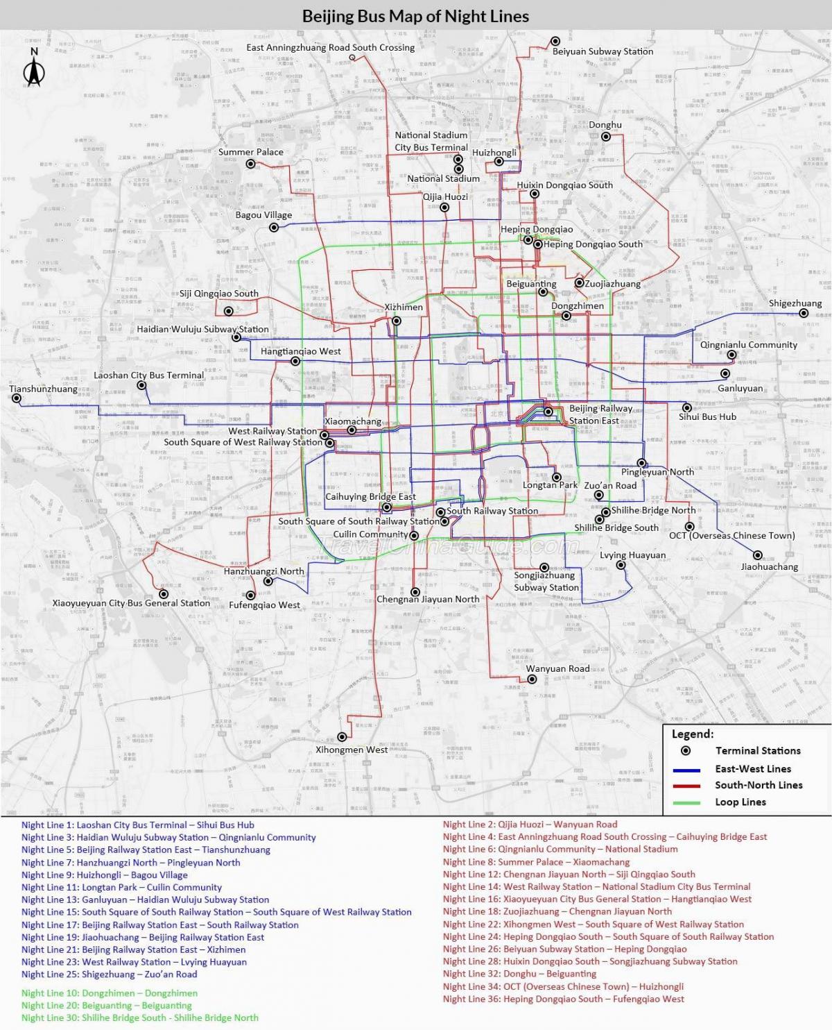 北京バス路線図