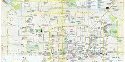 繁華街の北京図