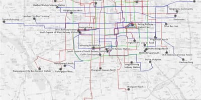 北京バス路線図
