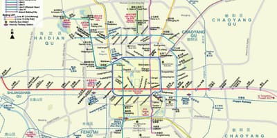 北京メトロ地図