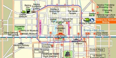 三里屯バーストリート北京地図