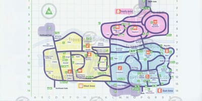 地図の北京動物園