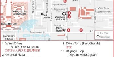 王府井街地図