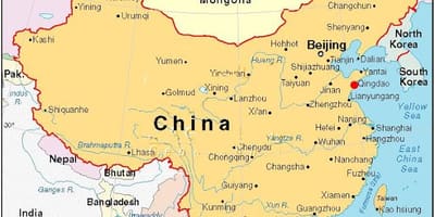 地図の資本、中国