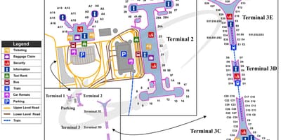 北京空港地図