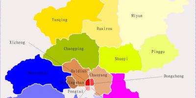 北京中国地図