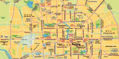 北京の環状道路地図