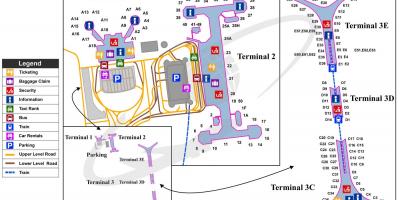 北京首都国際空港地図